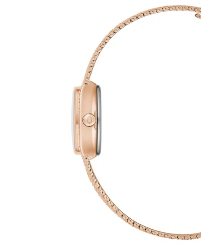 Bulova Goddess Of Time Womens Rose Goldtone Stainless Steel Bracelet Watch 97l185 In Gold