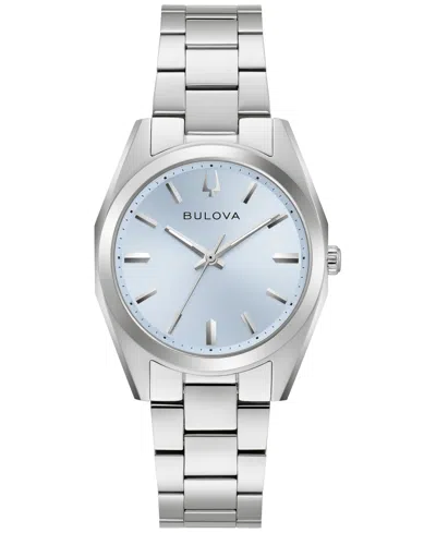 Bulova Women's Surveyor Light Blue Dial Watch In Metallic