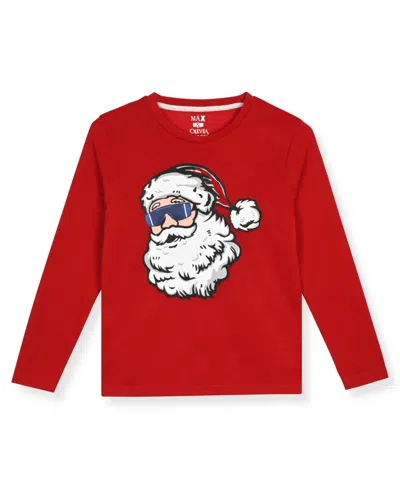 Max & Olivia Boys 6-18 2-piece Top And Jogger Pants Set In Red