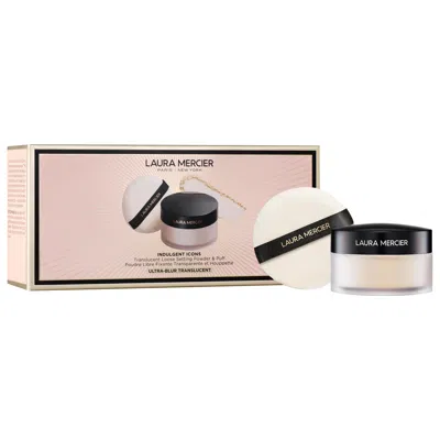 Laura Mercier Indulgent Icons Ultra-blur Translucent Loose Setting Powder And Puff Set 20g