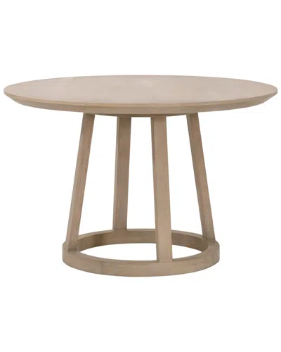 Essentials For Living Reeves 48 Round Dining Table In Neutral