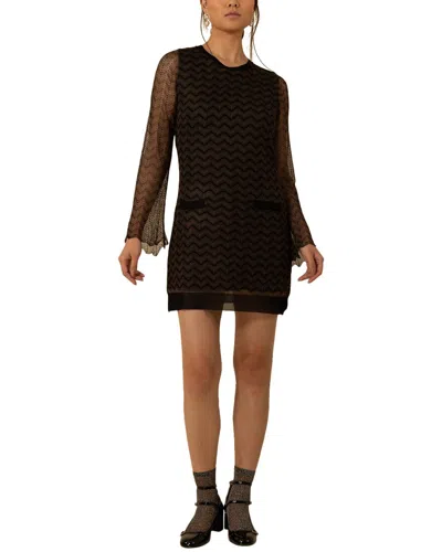 Hale Bob Madelynn Dress In Black