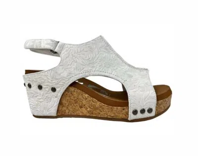 Very G Women's Liberty Wedge Sandal In White In White