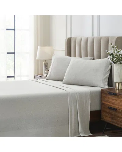 Orchids Lux Home Orchids Luxe Home Halston Sheet Set In Neutral