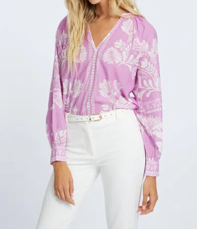 Caballero Sophie Blouse In Pink In Pink