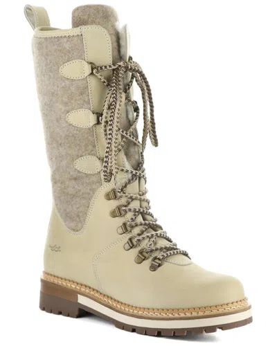 Bos. & Co. Bos & Co Algid Leather Boot In White