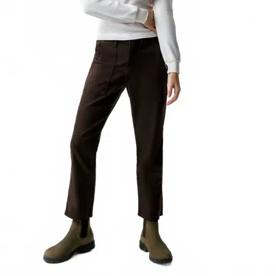 Amo Easy Army Trouser Pants In Espresso In Black