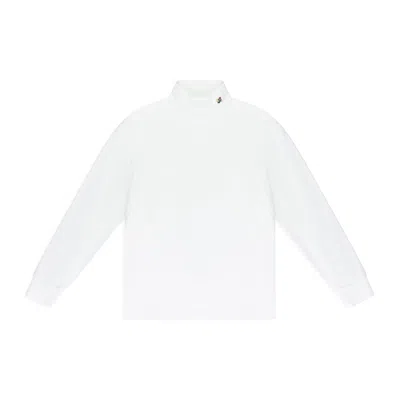 Aimé Leon Dore Cream Crest Turtleneck Turtleneck Sweater In White