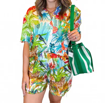 Tolani Nalin Jungle Top In Multi In Multi