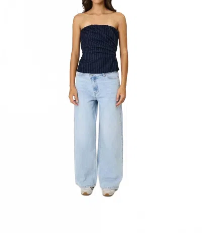 Remain Birger Christensen Everley Bodice In Midnight Stripe In Multi