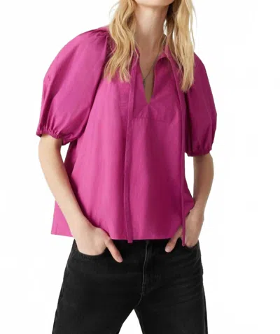 Ba&sh Jaime Top In Fuschia In Pink