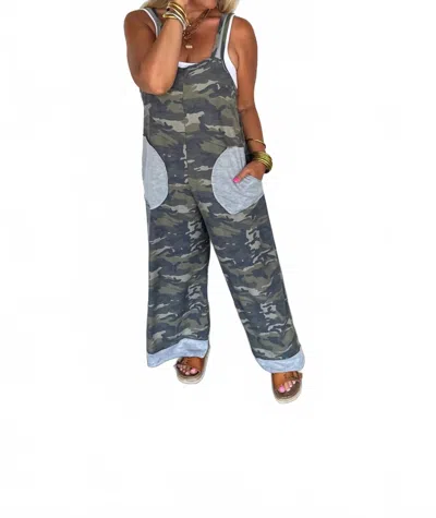 Blakeley Ricki Romper In Camo In Multi