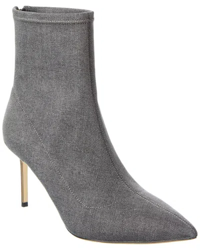 L'agence Zoe Ii Denim Bootie In Gray