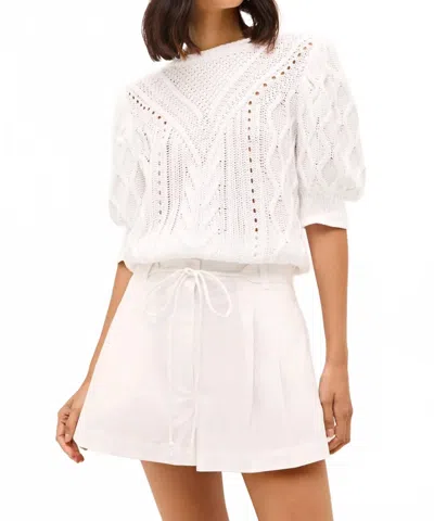 Marie Oliver Sammie Sweater In White