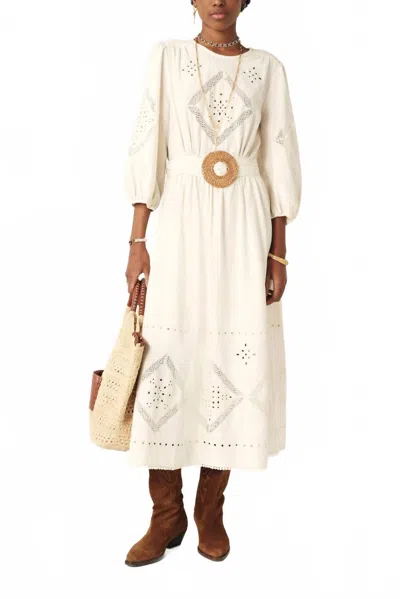 Ba&sh Elvina Dress In Ecru In White