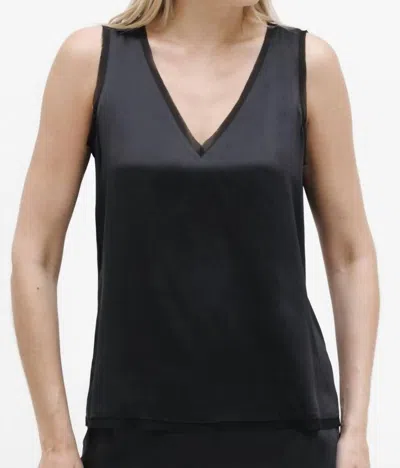 Go By Go Silk Go Redux V-tee In Washed Black In Black