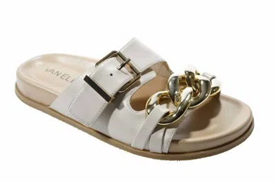 Vaneli Women's Farasy Nappa Slide Sandal In Soft Beige In Multi
