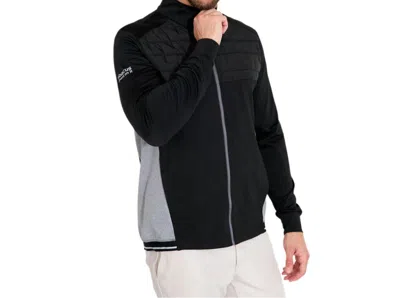 Abacus Sportswear Us Birkdale Midlayer Sweatshirt In Black In Black