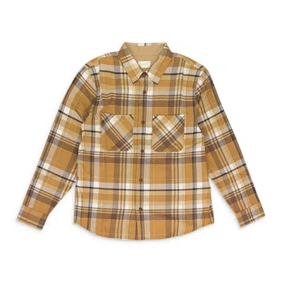 Aimé Leon Dore Brown Plaid Cotton Button-down Shirt In Brown