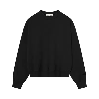 Pre-owned Essentials Fear Of God  Classic Crewneck Sweatshirt 'jet Black' | Men's Size Xl