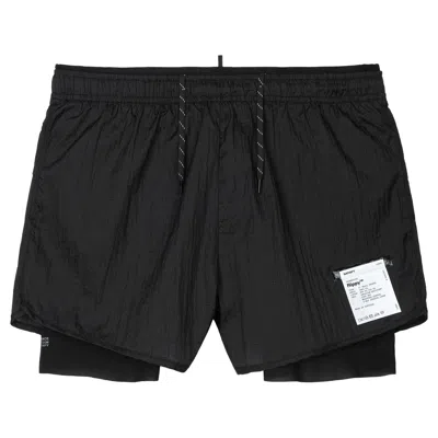Pre-owned Satisfy Rippy 3" Trail Shorts 'black' | Men's Size S
