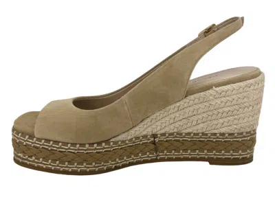 Pelle Moda Women's Elany Platform Espadrille In Latte In Green
