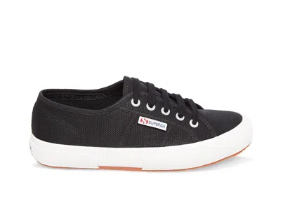 Superga Woman Sneakers Midnight Blue Size 7 Textile Fibers In Black