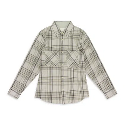 Aimé Leon Dore Gray Plaid Cotton Button-down Shirt In Multi