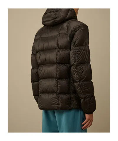 C.p. Company Matte Micro-ripstop Nylon Down Jacket In Brown
