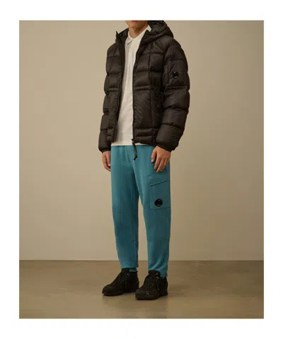 C.p. Company Matte Micro-ripstop Nylon Down Jacket In Brown