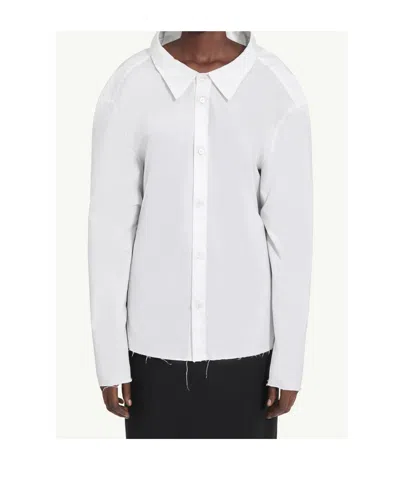 Mm6 Maison Margiela Camicia In Cotone White In White