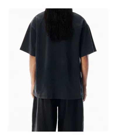 Alexander Wang T-shirt Mit Grafischem Print In Black