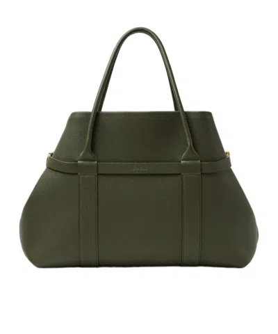 Loro Piana Large Shopper Bag Structured Shape Top Handles