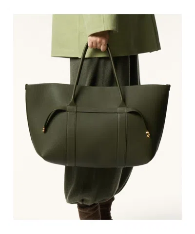 Loro Piana Large Shopper Bag Structured Shape Top Handles