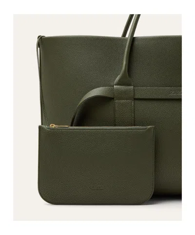 Loro Piana Large Shopper Bag Structured Shape Top Handles