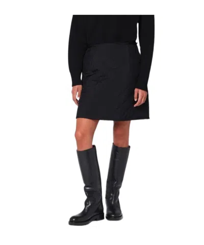 Jil Sander Black Quilted Skirt In Black