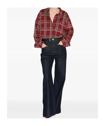 Isabel Marant Lemony Wide-leg Trousers In Blue