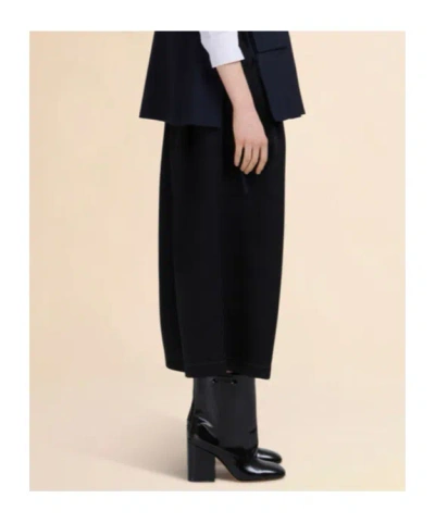Marni Black Batavia Wool Low-crotch Trousers In Black