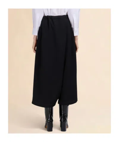 Marni Black Batavia Wool Low-crotch Trousers In Black