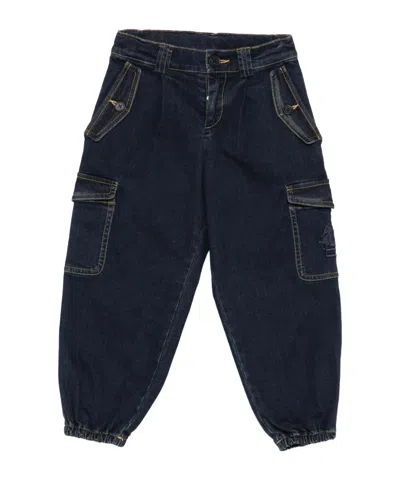 Etro Belt Loop Jeans In Blue