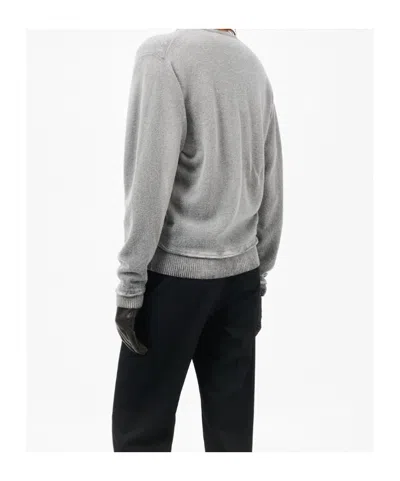 Our Legacy Relaxed-fit Merino Wool Cardigan With Button-down Closure In Gray