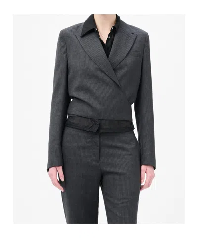 Our Legacy Wrap Blazer In Black