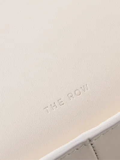 The Row Half Moon Leather Shoulder Bag In Brown