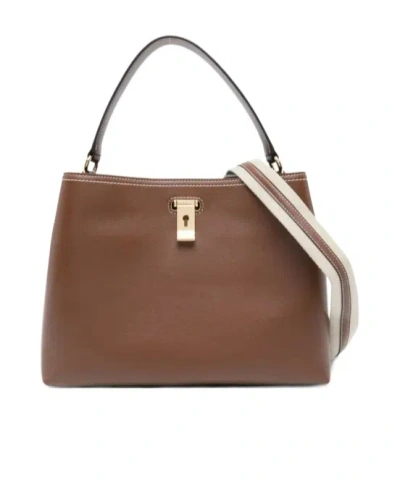 Bally Versatile Shoulder Bag Adjustable Strap In Brown