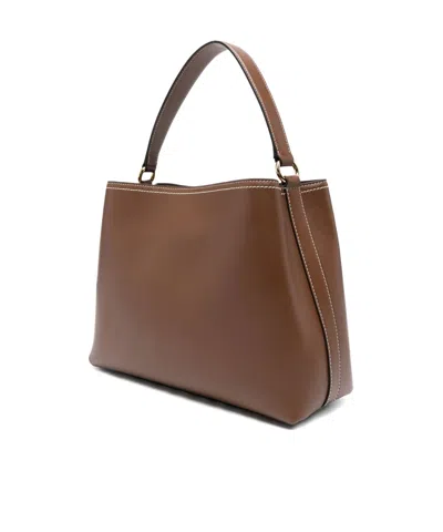 Bally Versatile Shoulder Bag Adjustable Strap In Brown