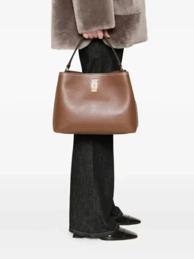 Bally Versatile Shoulder Bag Adjustable Strap In Brown