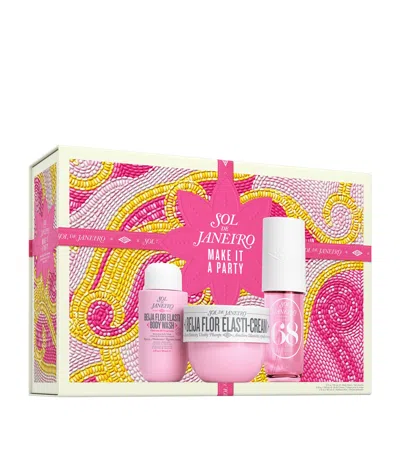 Sol De Janeiro Make It A Party Gift Set In Pink