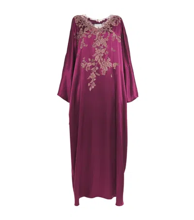 Torlowei Silk Nana Boubou Kaftan In Purple