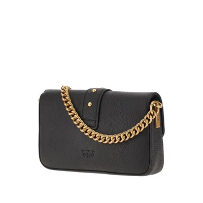 Pinko Love One Slouchy Baby Bottalato Soft In Black