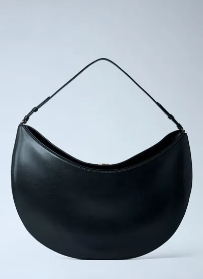 Jacquemus Black The Ovalo Hobo Bag In Black